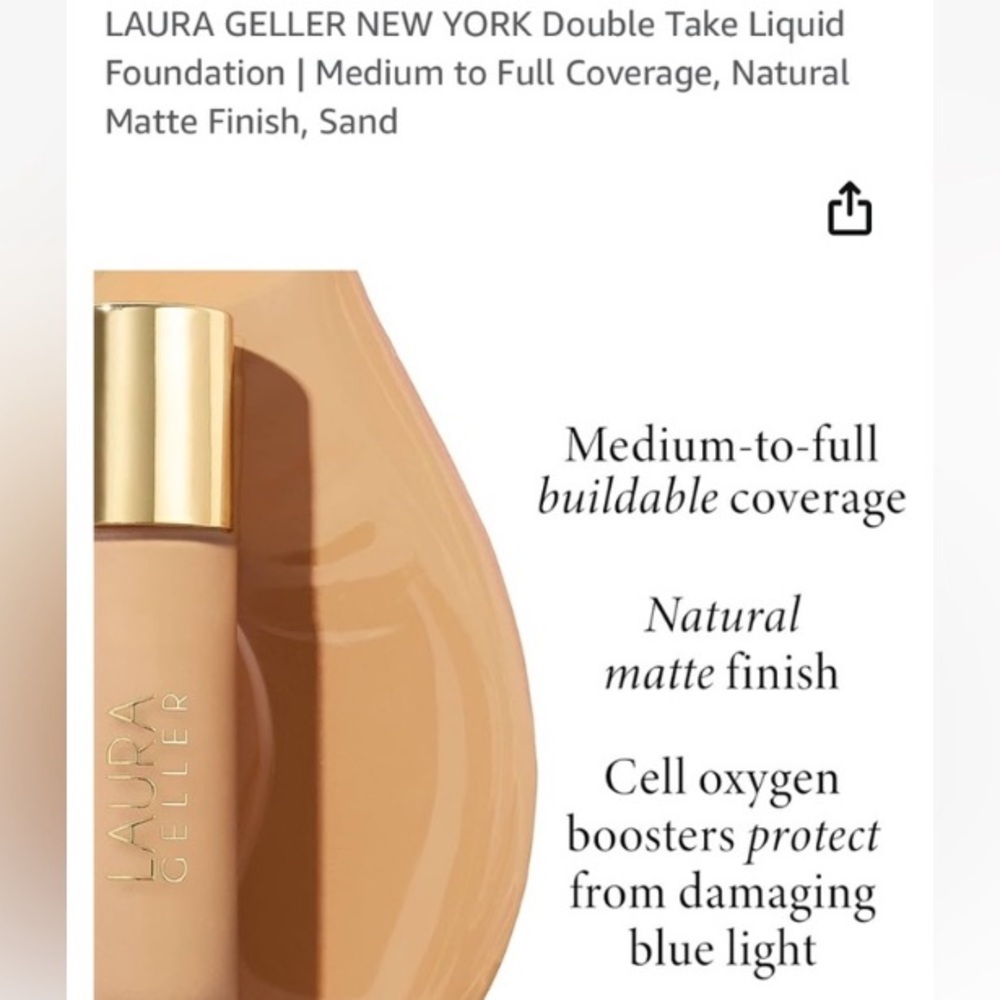 Foundation Laura Geller  natural matte finish